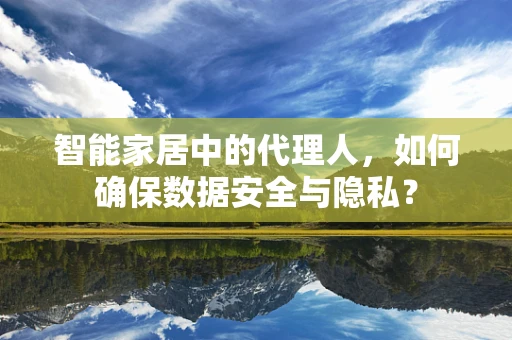 智能家居中的代理人，如何确保数据安全与隐私？