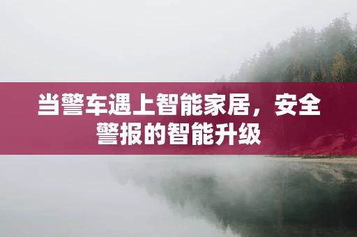 当警车遇上智能家居，安全警报的智能升级