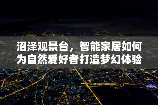 沼泽观景台，智能家居如何为自然爱好者打造梦幻体验？