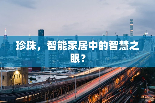 珍珠，智能家居中的智慧之眼？