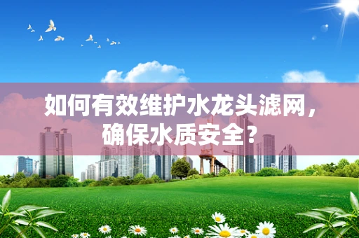 如何有效维护水龙头滤网，确保水质安全？
