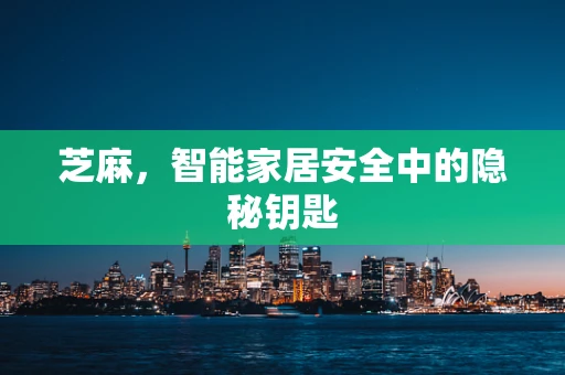 芝麻，智能家居安全中的隐秘钥匙